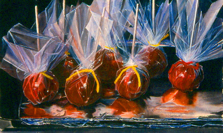 I'll Take the Red One  13x21 inch Watercolor