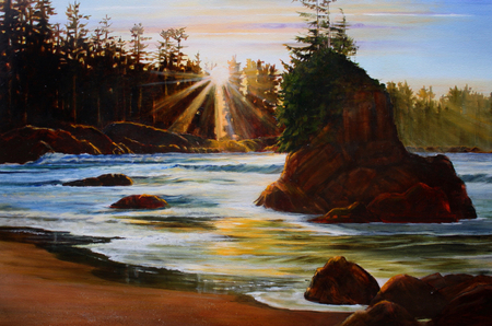 Setting Sun - Brady's Beach