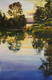 Sunset At Kanaka  16 x 10.5 inch  Watercolor